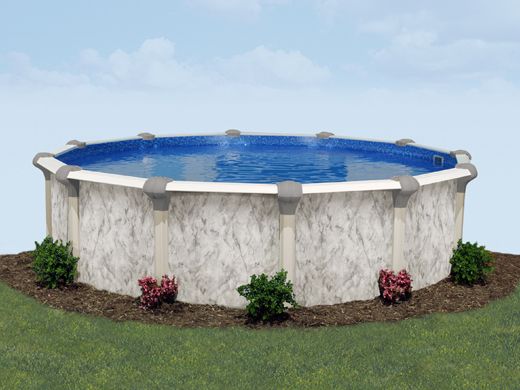 resin above ground pools